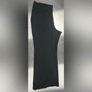Athleta Black Wide Leg Flare Pants Size 2X